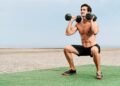 dumbbell thrusters