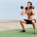 dumbbell thrusters