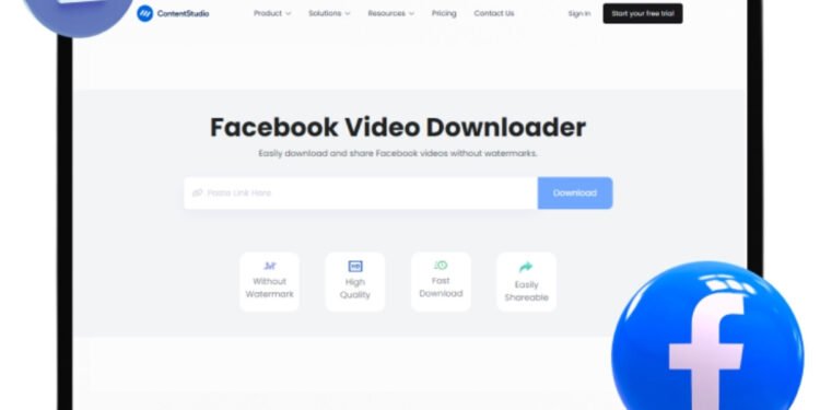 private Facebook video downloader