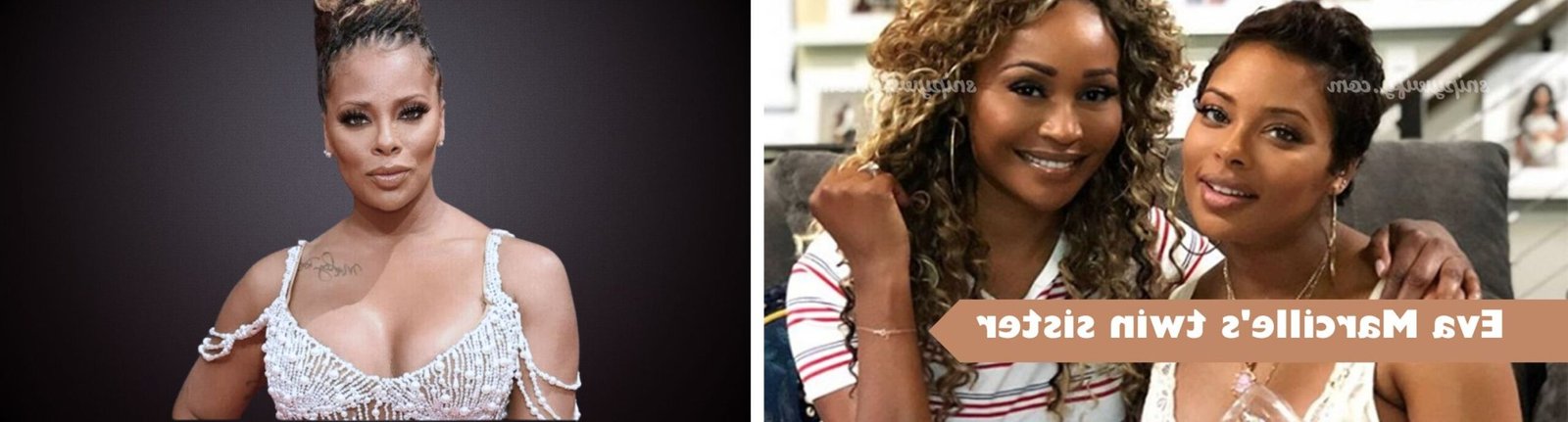does eva marcille have a twin sister Eva Marcille's Early Life and Family Dynamics