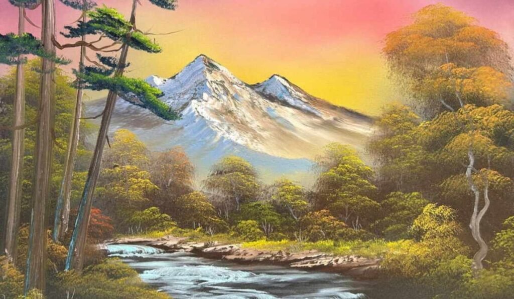 bob ross painting