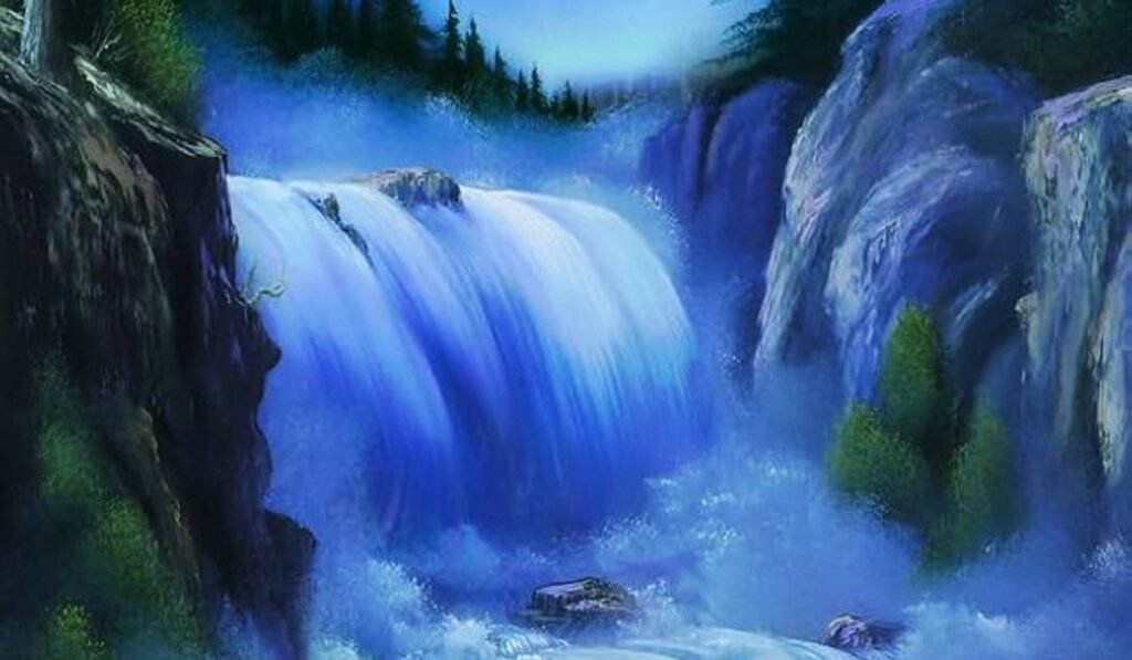 bob ross painting