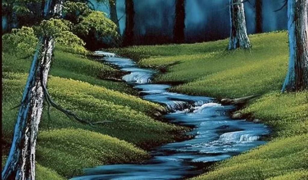 bob ross painting