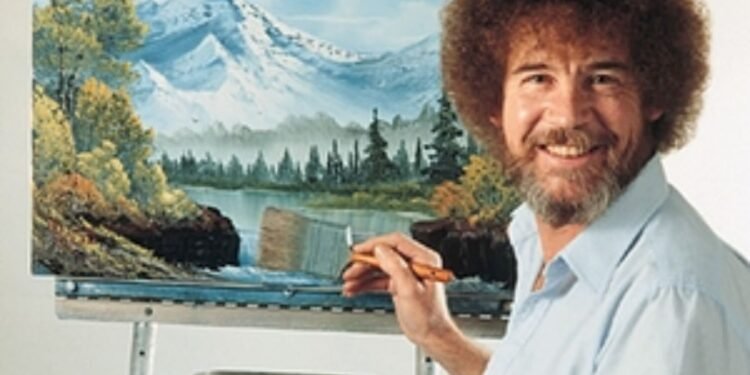 bob ross painting